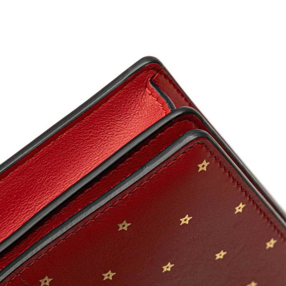 CHRISTIAN DIOR Red Leather Shoulder Bag - Picture 5 of 15